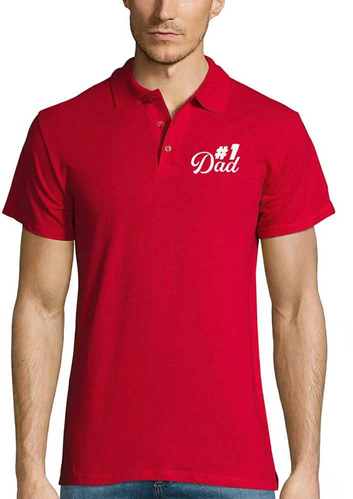 Polo marškinėliai "#1 Dad"