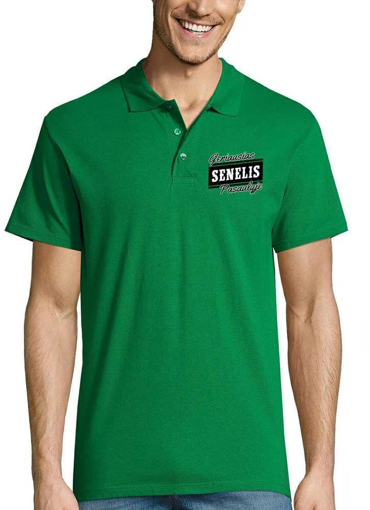 Polo marškinėliai "Geriausias senelis pasaulyje"
