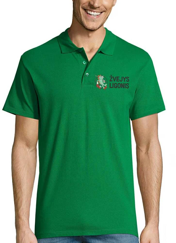 Polo marškinėliai "Žvejys ligonis"