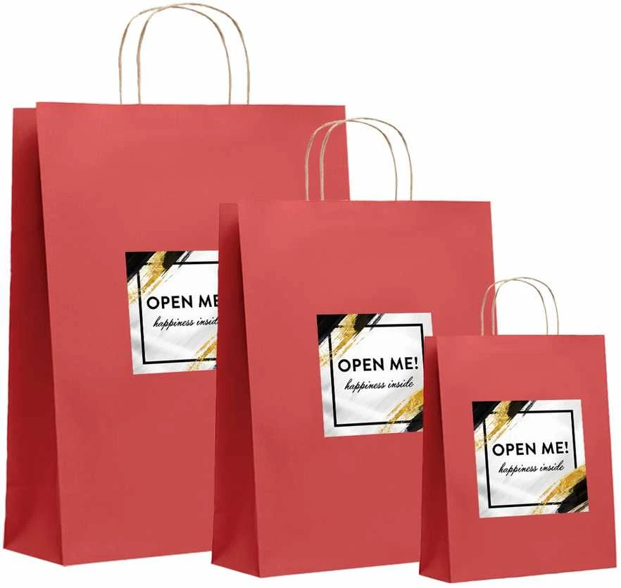 Popierinis dovanų maišelis "Open me"