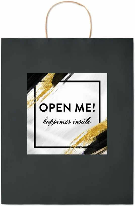 Popierinis dovanų maišelis "Open me"
