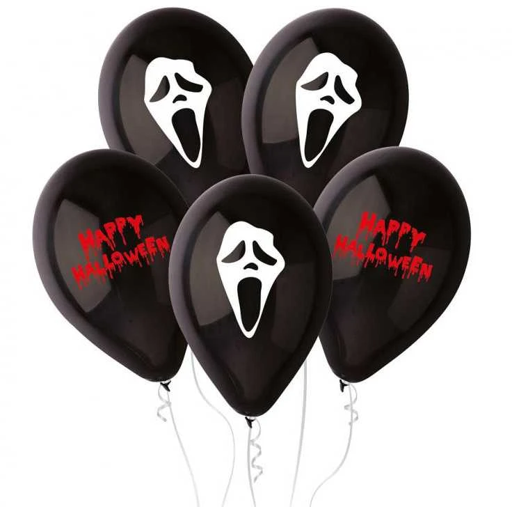 GMR Premium balionai "Scary Halloween" (5vnt)