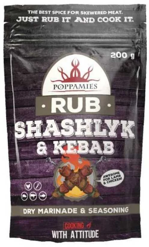 Poppamies Prieskonių mišinys "Shashlyk & Kebab", 200g