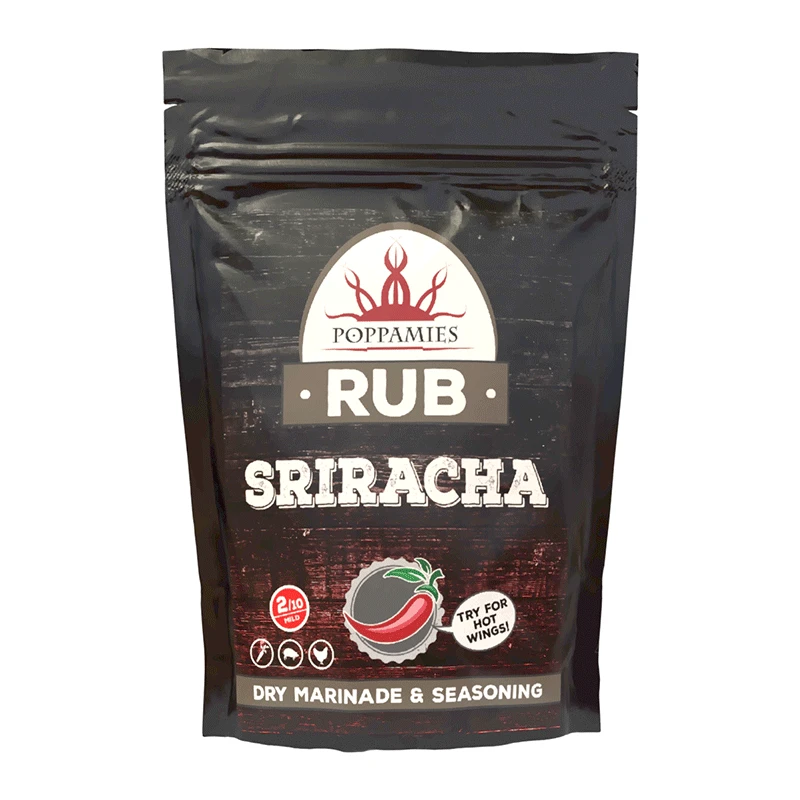 Poppamies Prieskonių mišinys "Sriracha RUB", 200g.