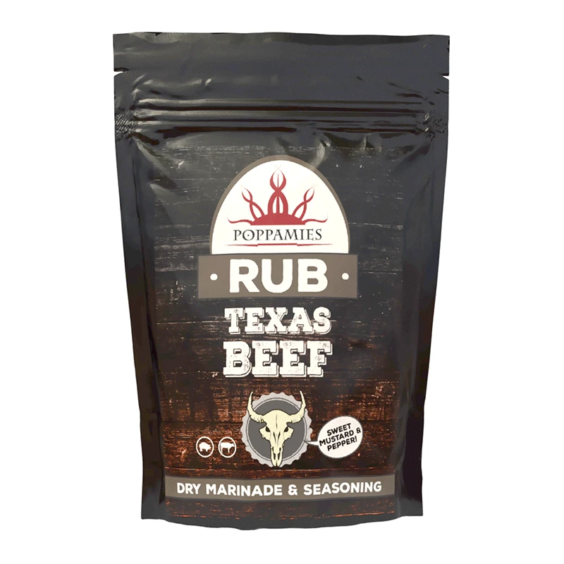 Poppamies Prieskonių mišinys "Texas Beef RUB", 200g.