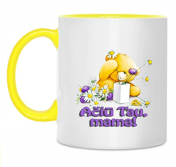 Puodelis "Ačiū Tau, mama"