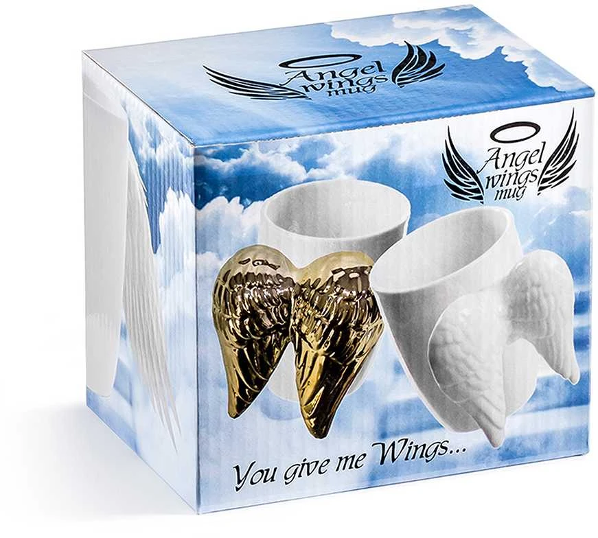 GM Puodelis "Angel wings" (450ml)