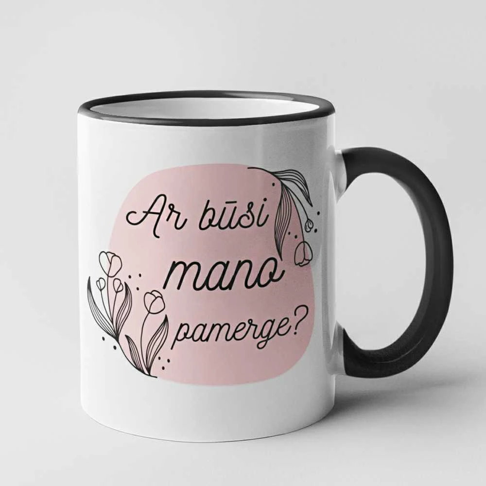Puodelis "Ar būsi mano pamerge?"
