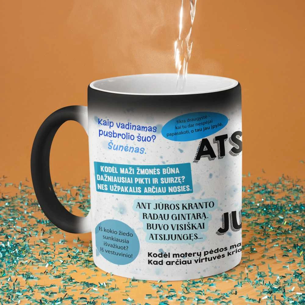 Puodelis "Atsarginiai tėčio juokeliai"