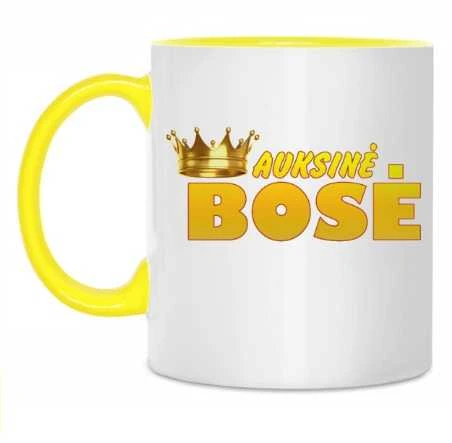 Puodelis "Auksinė bosė"