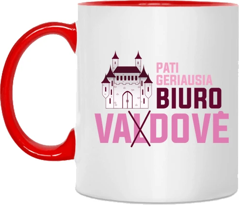 Puodelis "Biuro valdovė"