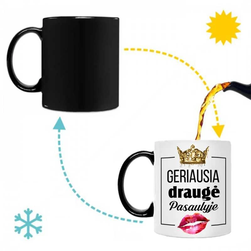 Puodelis "Geriausia draugė pasaulyje"