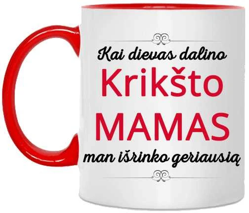 Puodelis "Geriausia Krikšto Mama"