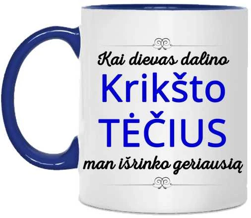 Puodelis "Geriausias Krikšto Tėtis"