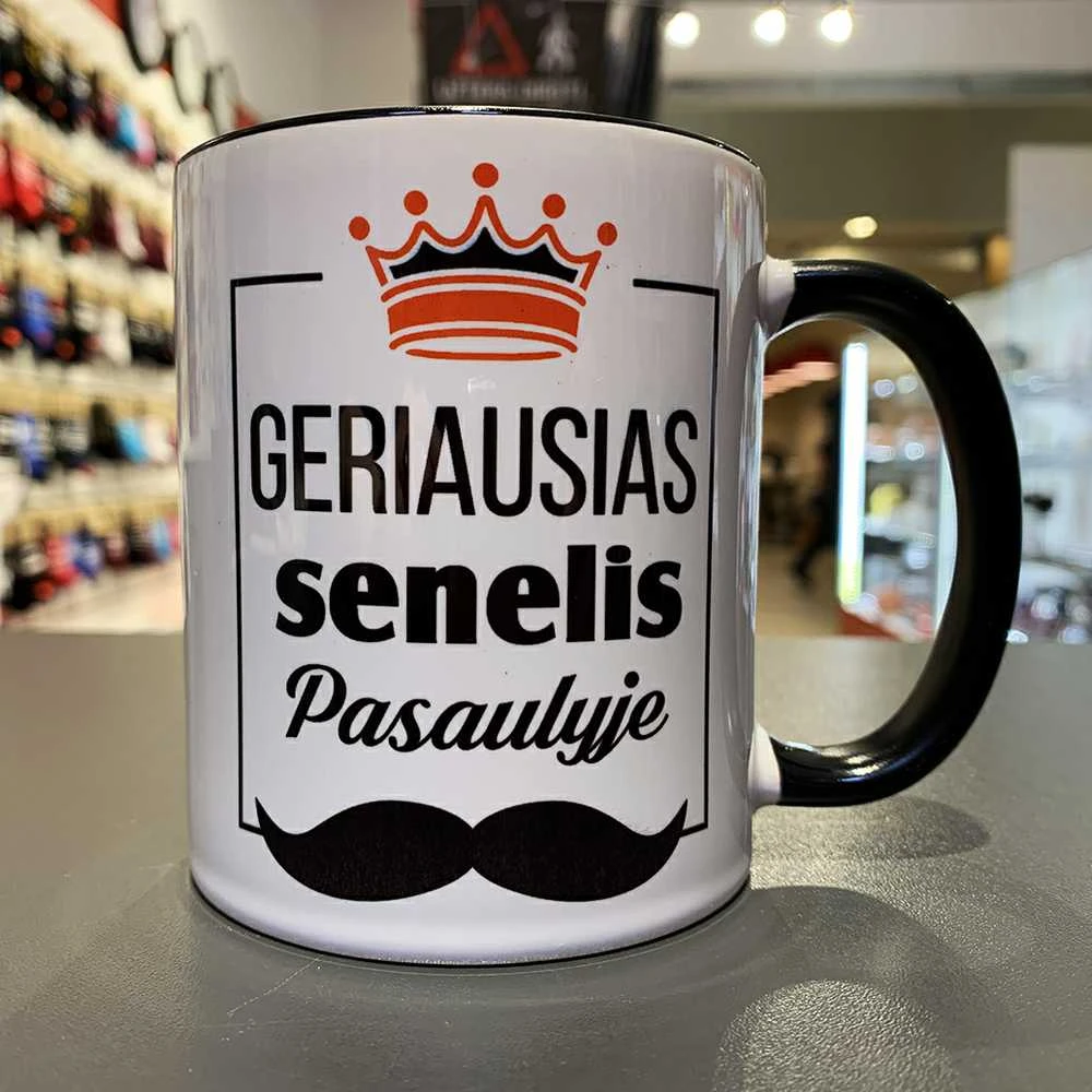 Puodelis "Geriausias senelis pasaulyje"