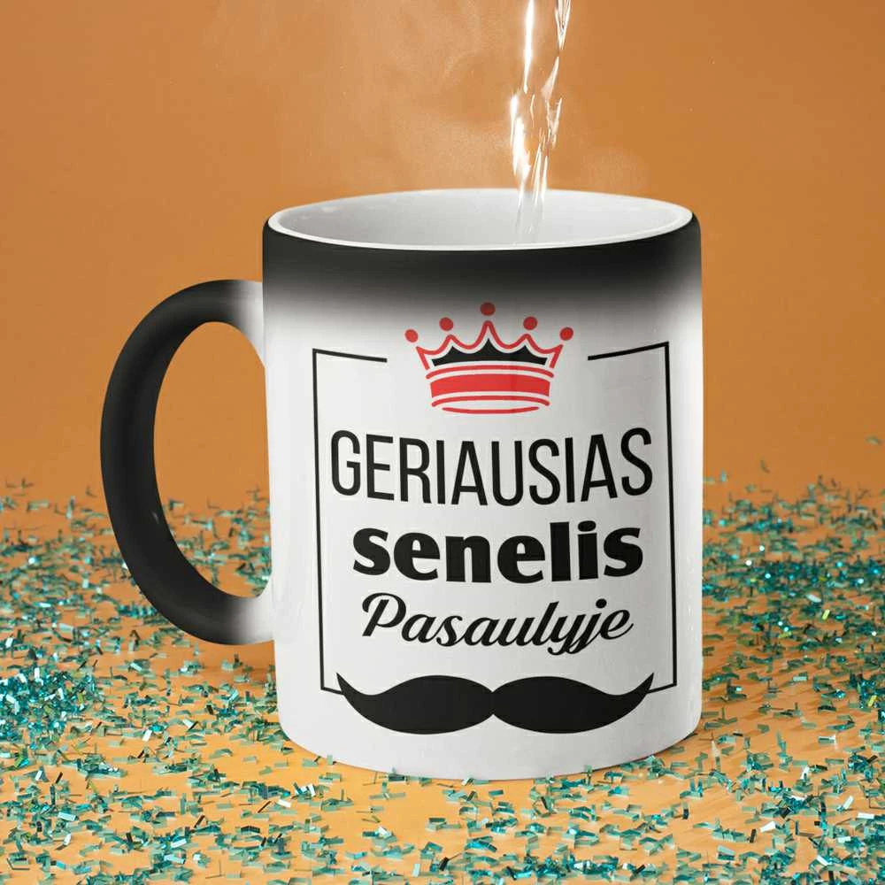 Puodelis "Geriausias senelis pasaulyje"
