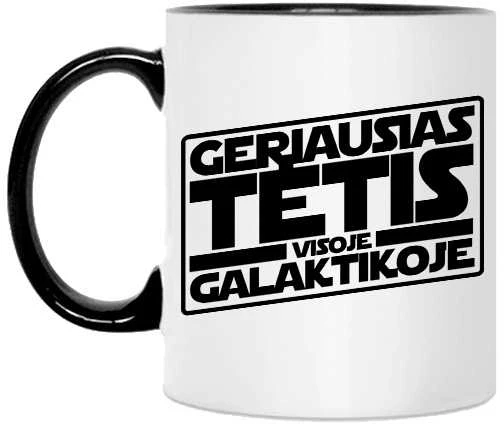 Puodelis "Geriausias tėtis visoje galaktikoje"