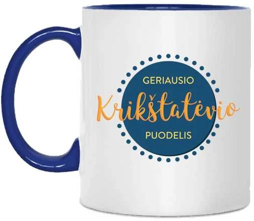 Puodelis "Geriausio krikštatėvio puodelis"