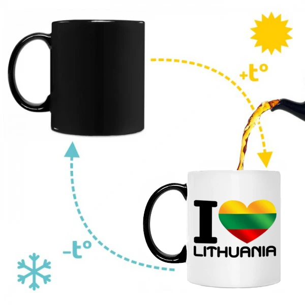Puodelis "I love Lithuania"