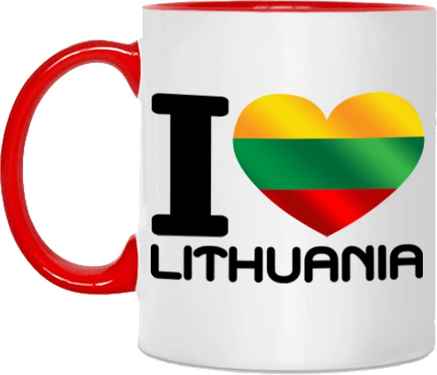 Puodelis "I love Lithuania"