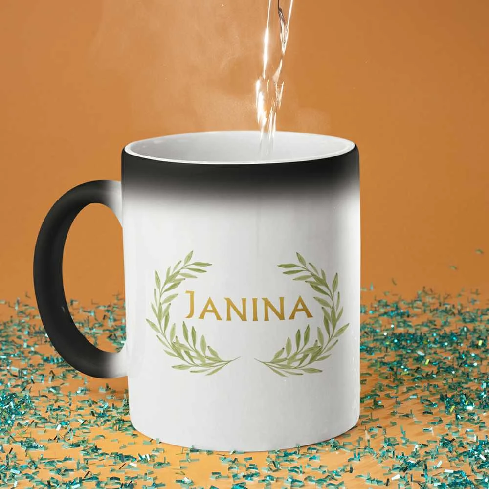 Puodelis "Janina - Joninių karalienė"
