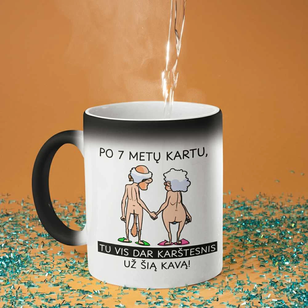 Puodelis "Karštesnis už šią kavą" su Jūsų pasirinktais metais