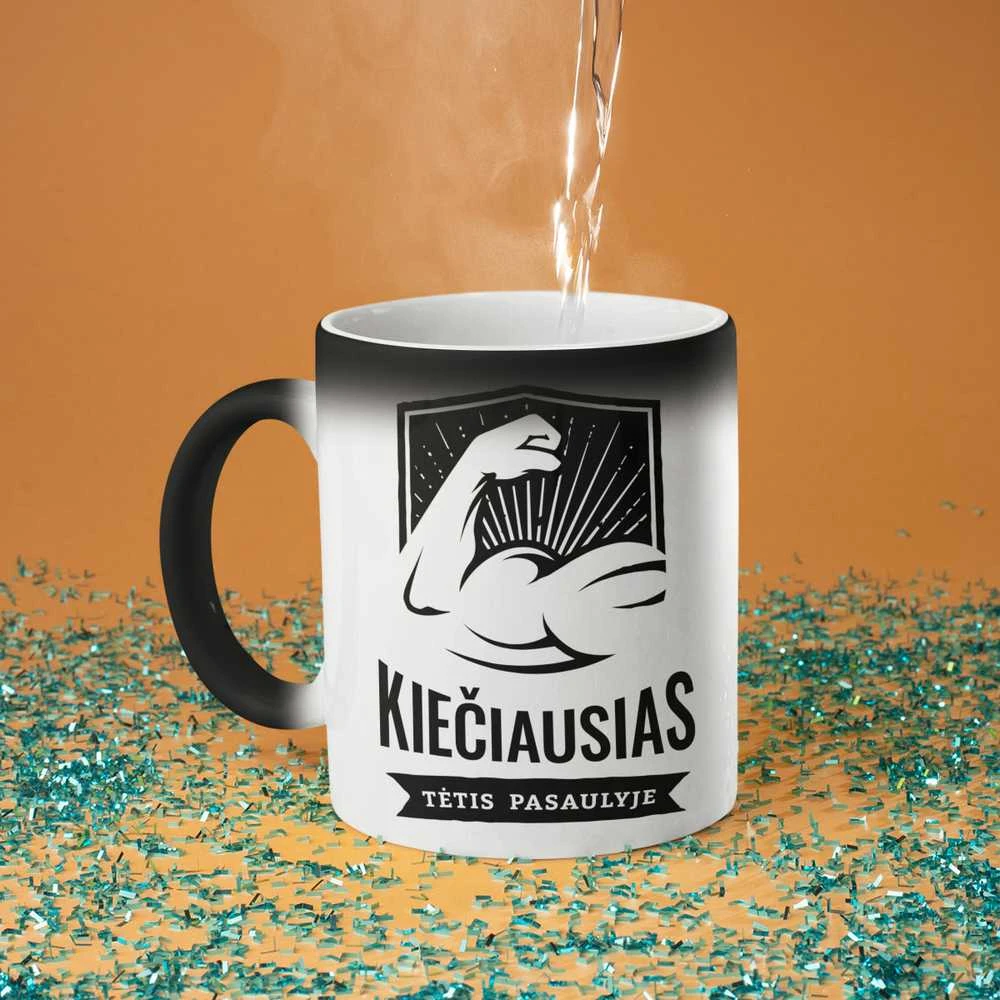 Puodelis "Kiečiausias tėtis pasaulyje"