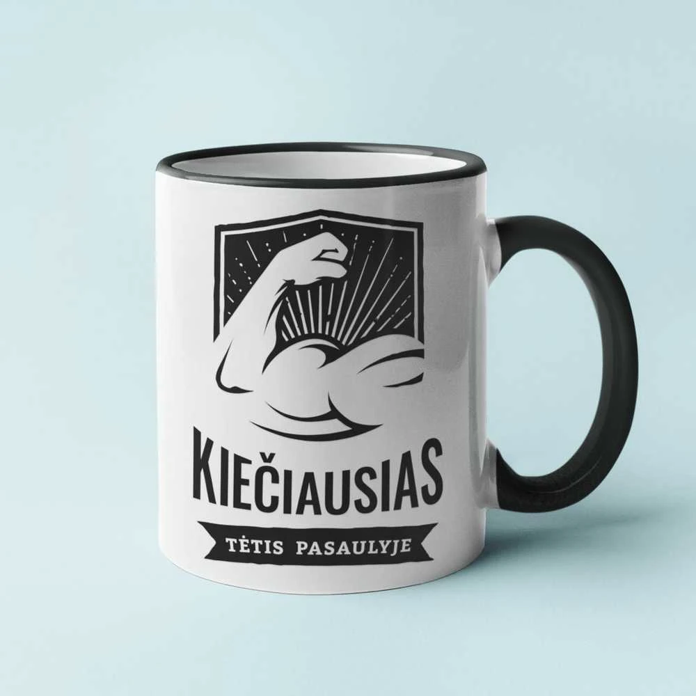 Puodelis "Kiečiausias tėtis pasaulyje"