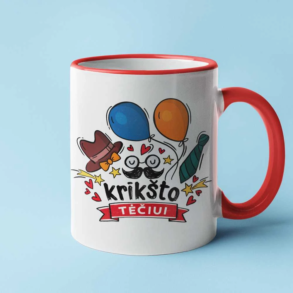 Puodelis "Krikšto tėčiui"