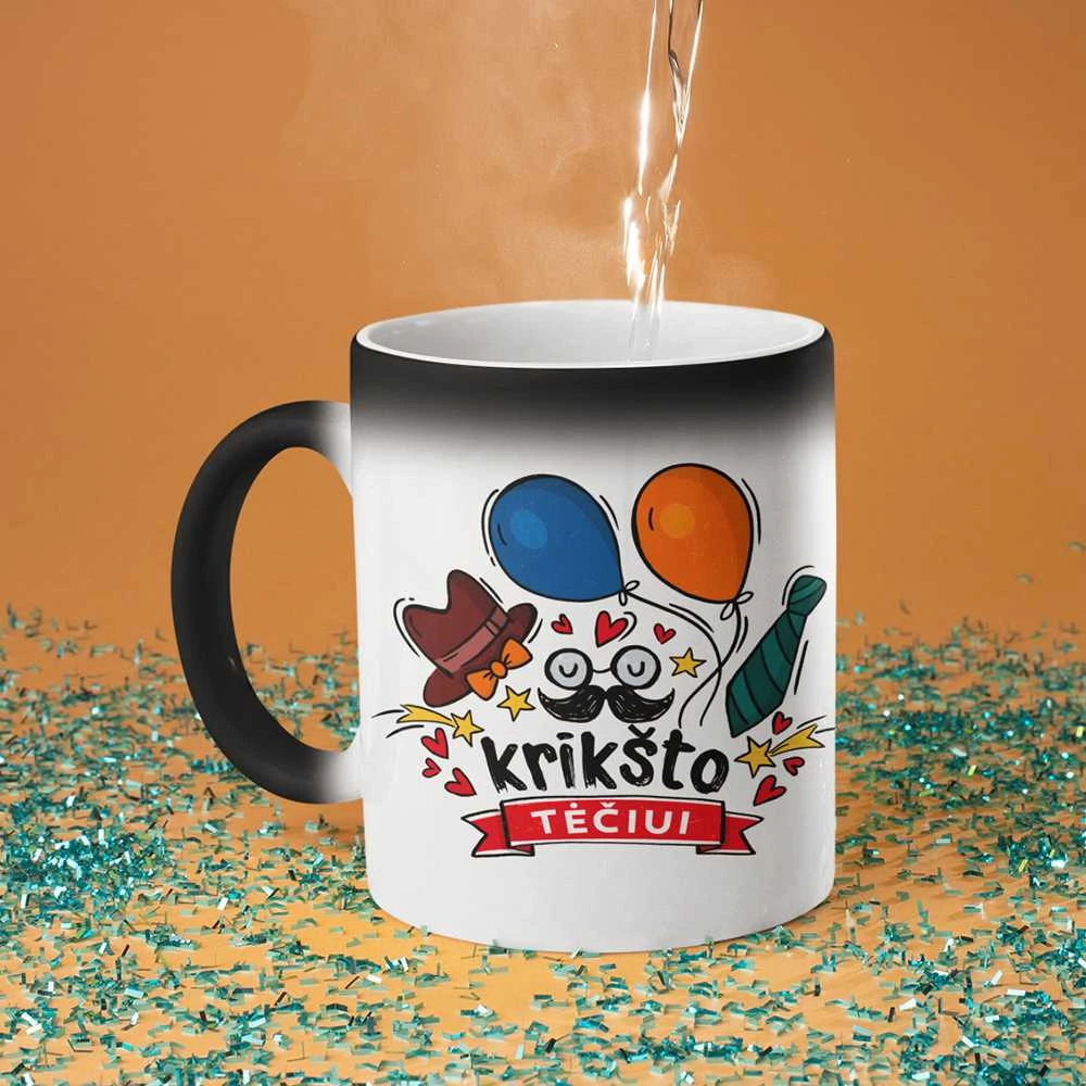 Puodelis "Krikšto tėčiui"