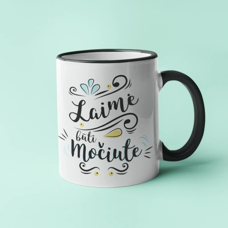 Puodelis "Laimė būti močiute"