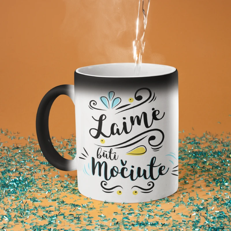 Puodelis "Laimė būti močiute"