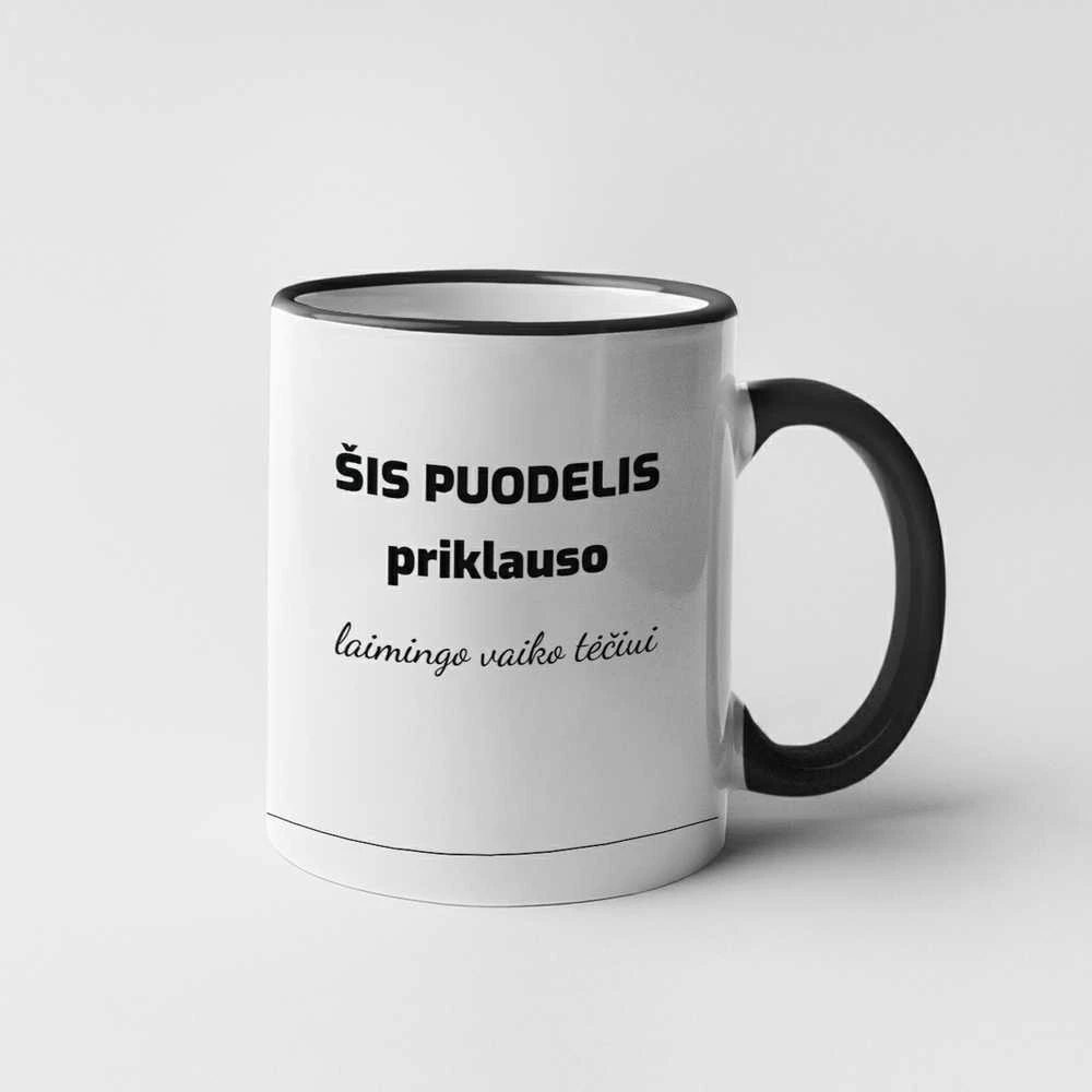 Puodelis "Laimingo vaiko tėtis"