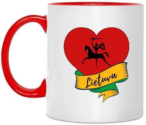 Puodelis "Lietuvos širdis"
