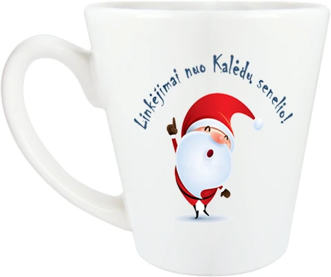 Puodelis "Linkėjimai nuo Kalėdų senelio"