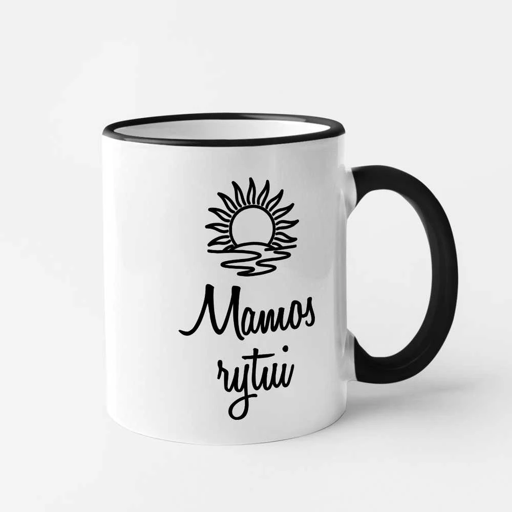 Puodelis "Mamos rytui"