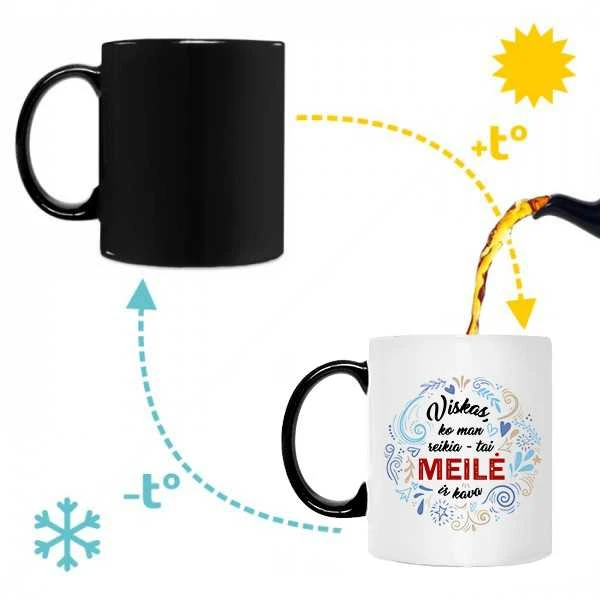 Puodelis "Meilė ir kava"