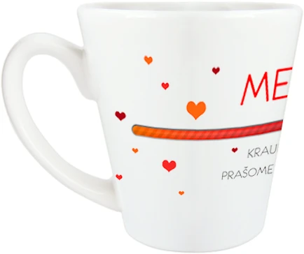 Puodelis "Meilė kraunasi"