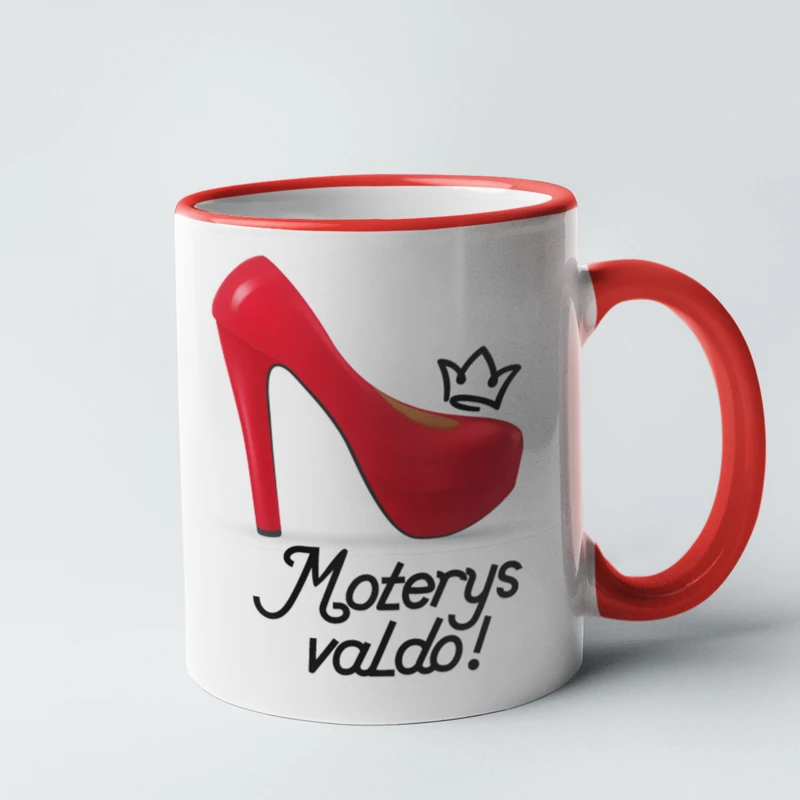Puodelis "Moterys valdo"
