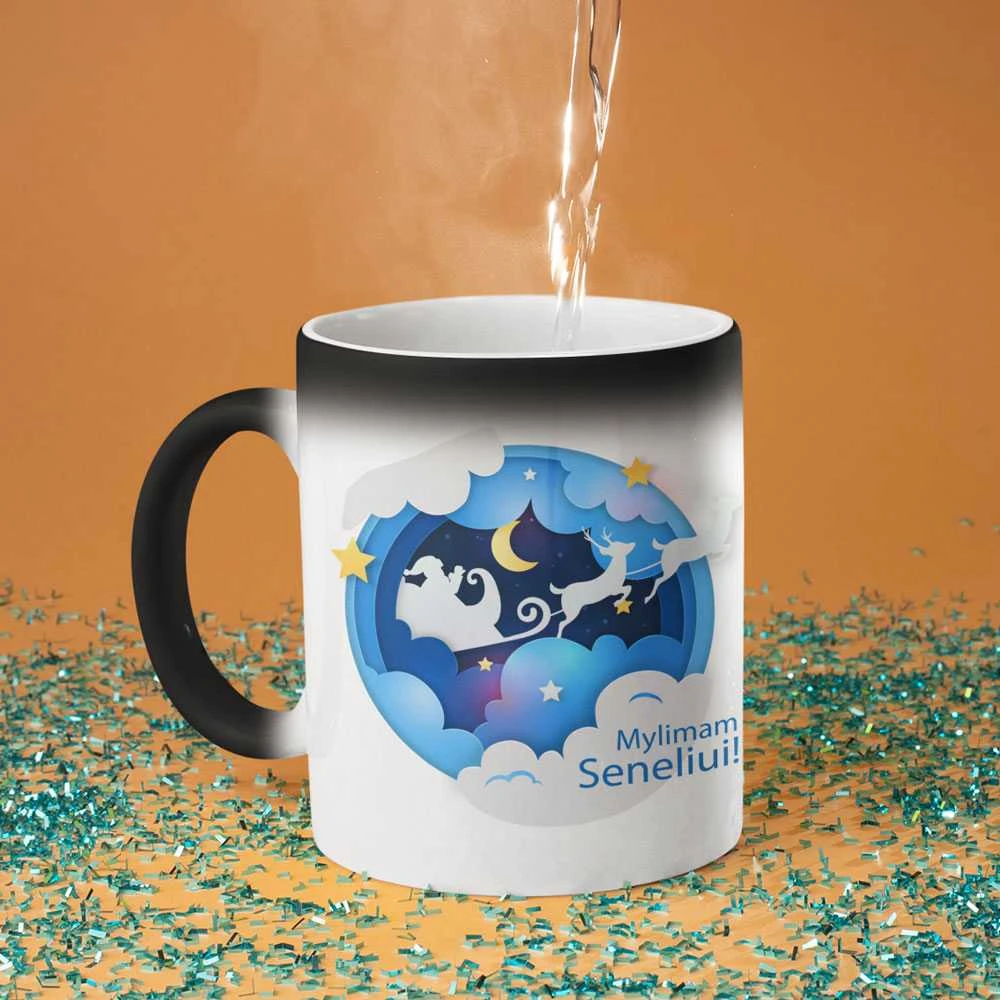 Puodelis "Mylimam seneliui"