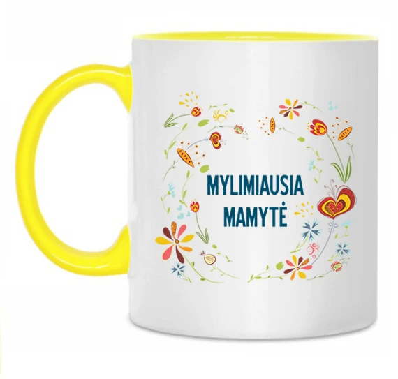 Puodelis "Mylimiausia mamytė"