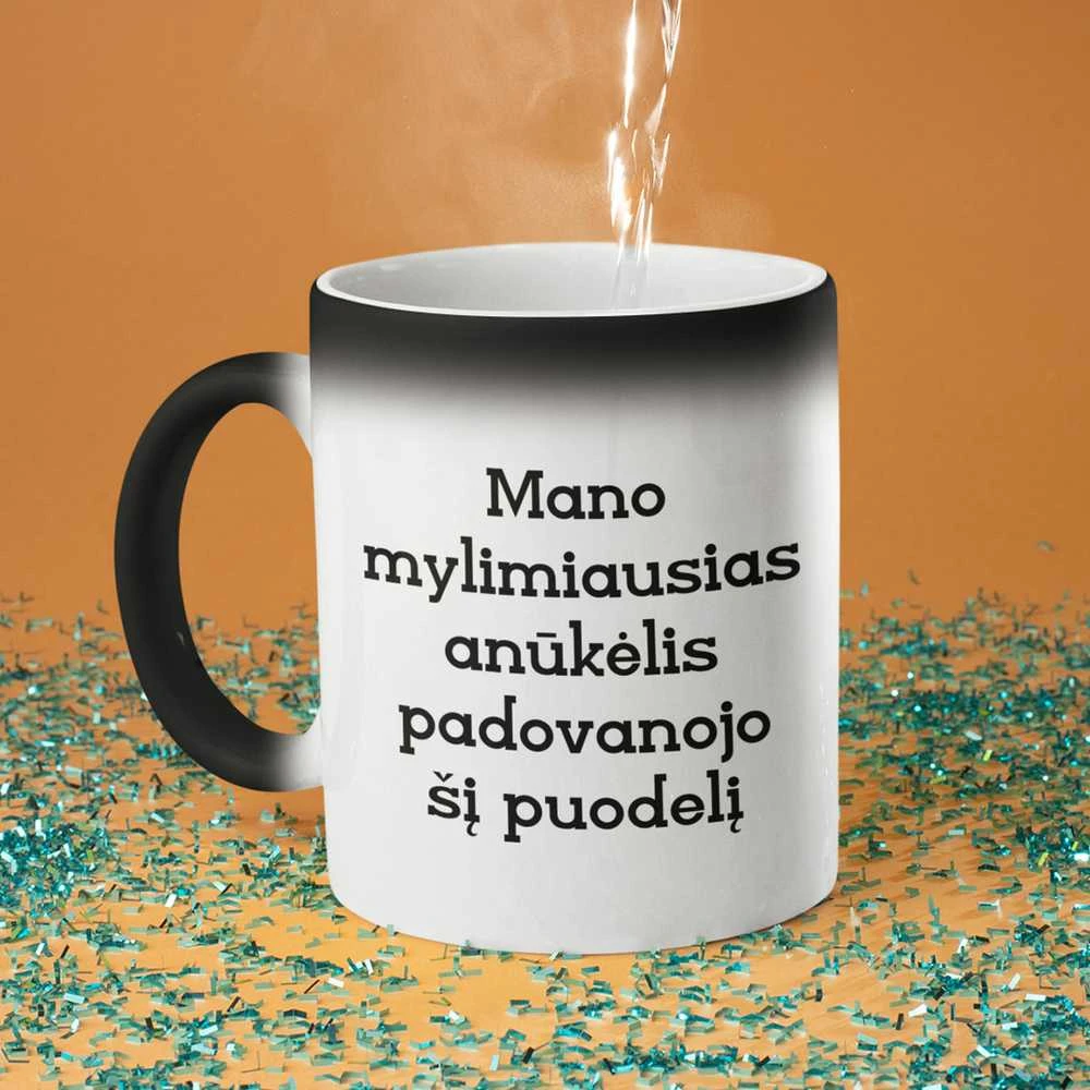 Puodelis "Mylimiausias anūkėlis"