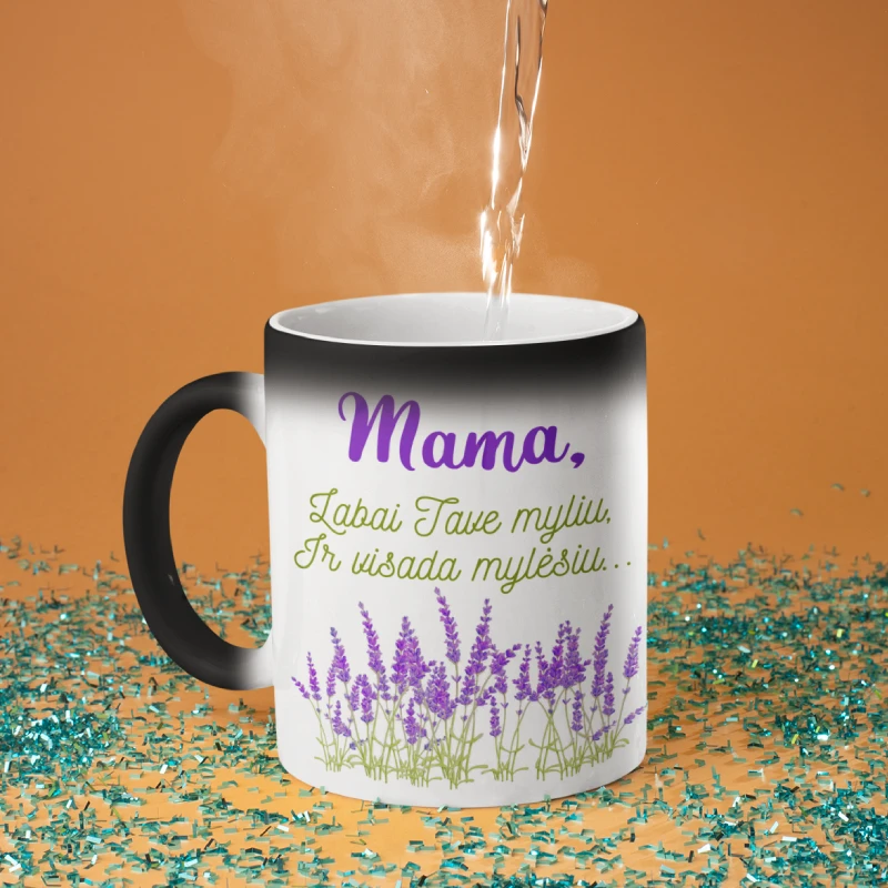 Puodelis "Myliu Tave, Mama"