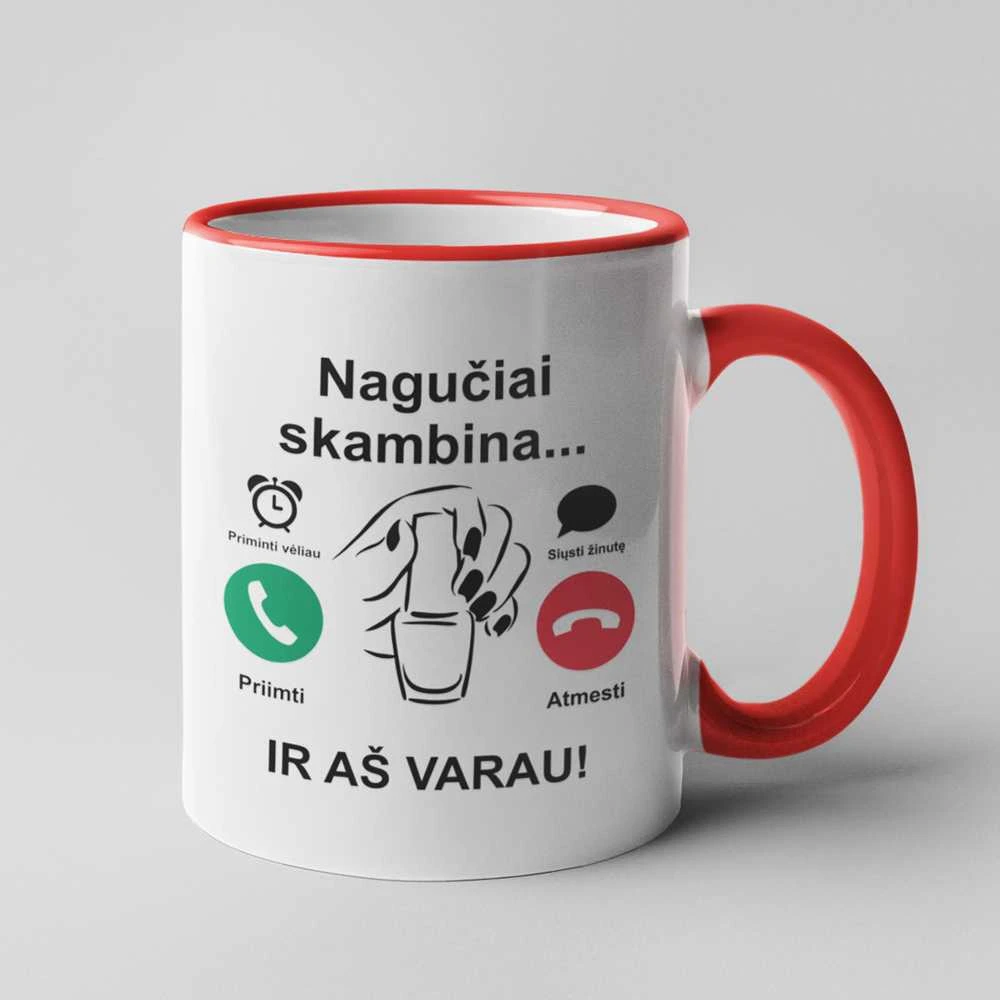 Puodelis "Nagučiai skambina"