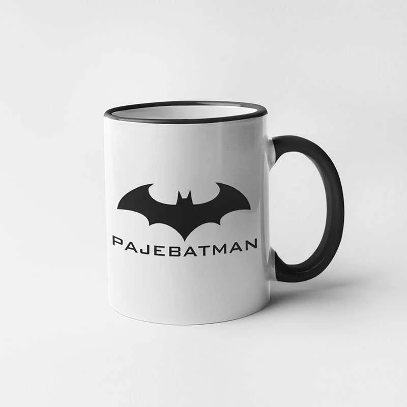 Puodelis "Pajebatman"