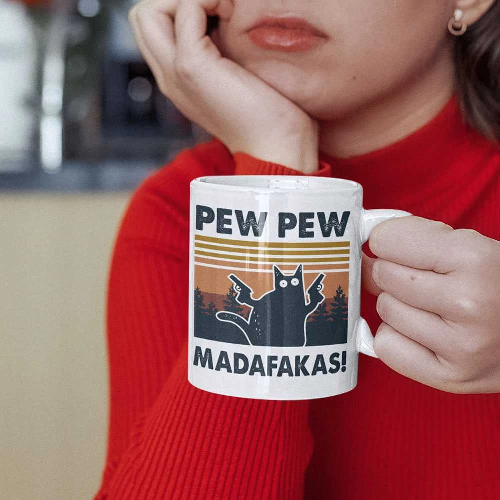 Puodelis "Pew Pew Madafakas"