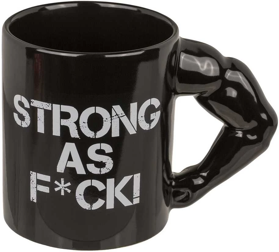 Puodelis "Strong as F*CK"