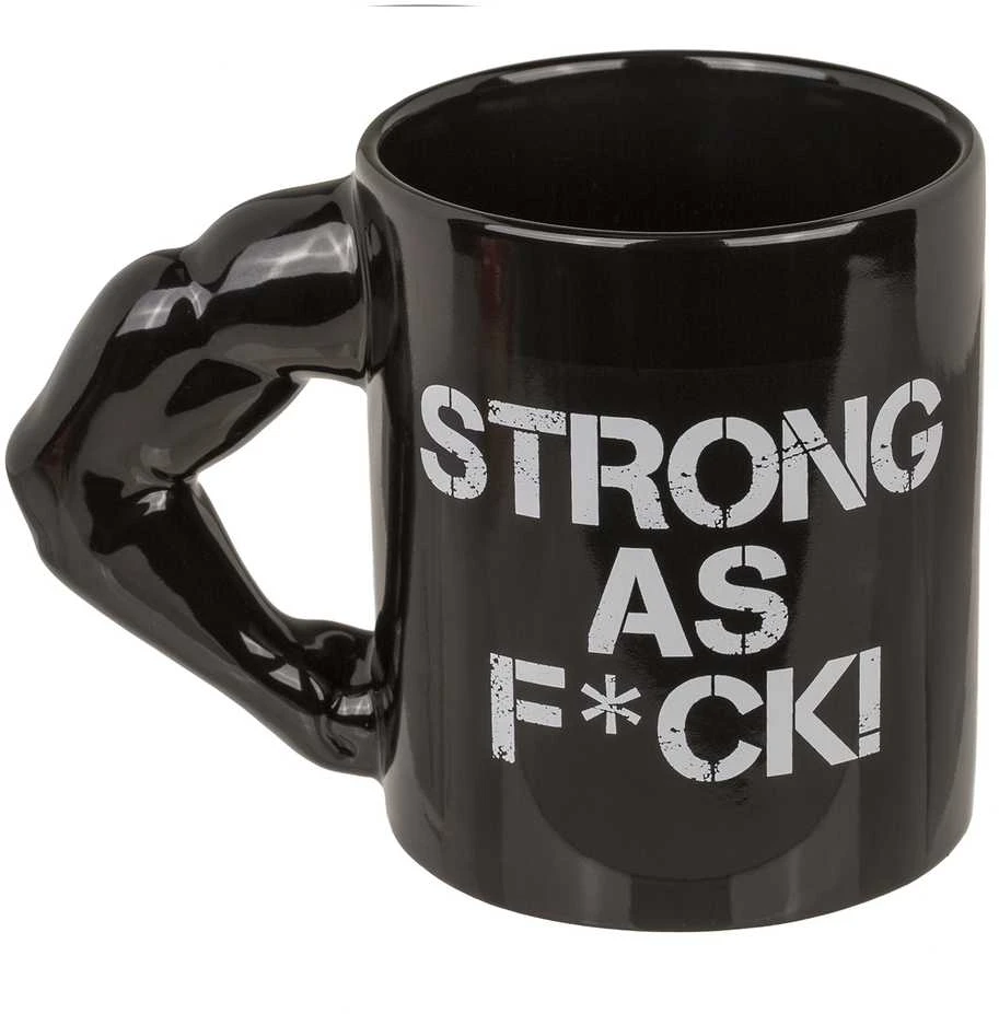 Puodelis "Strong as F*CK"