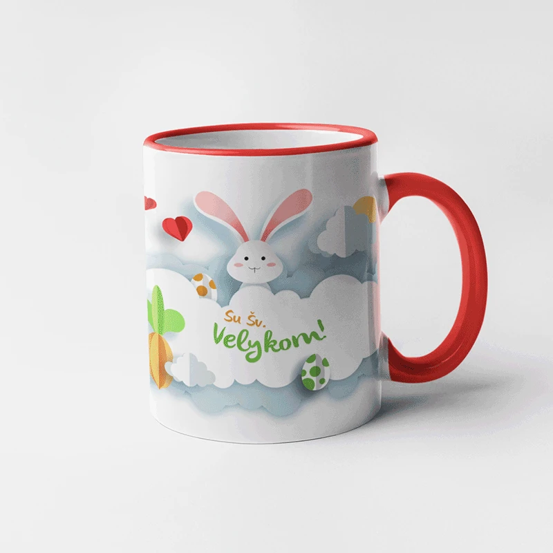 Puodelis "Su Šv. Velykom!"