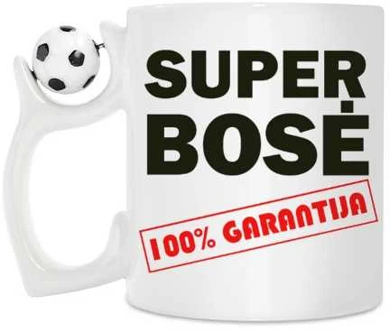 Puodelis "Super bosė"